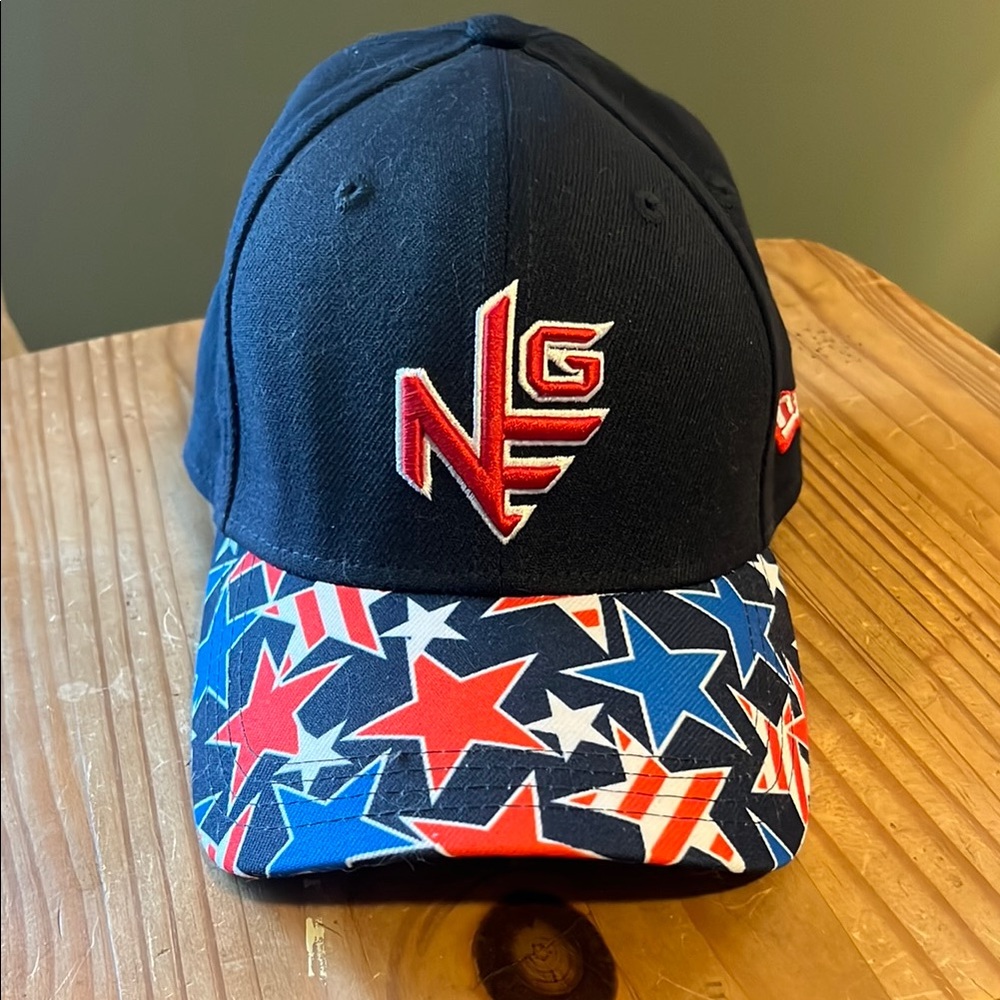 New Era Gold  Navy and Star baseball hat
